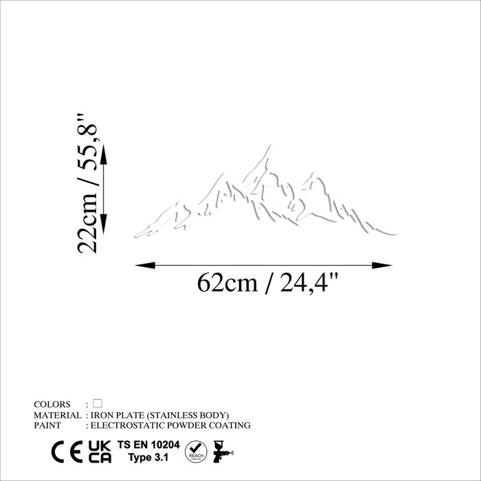 Wallity Full Mount And Mountain - 4 Blanco Wallity Full Mount And Mountain - 4 Blanco